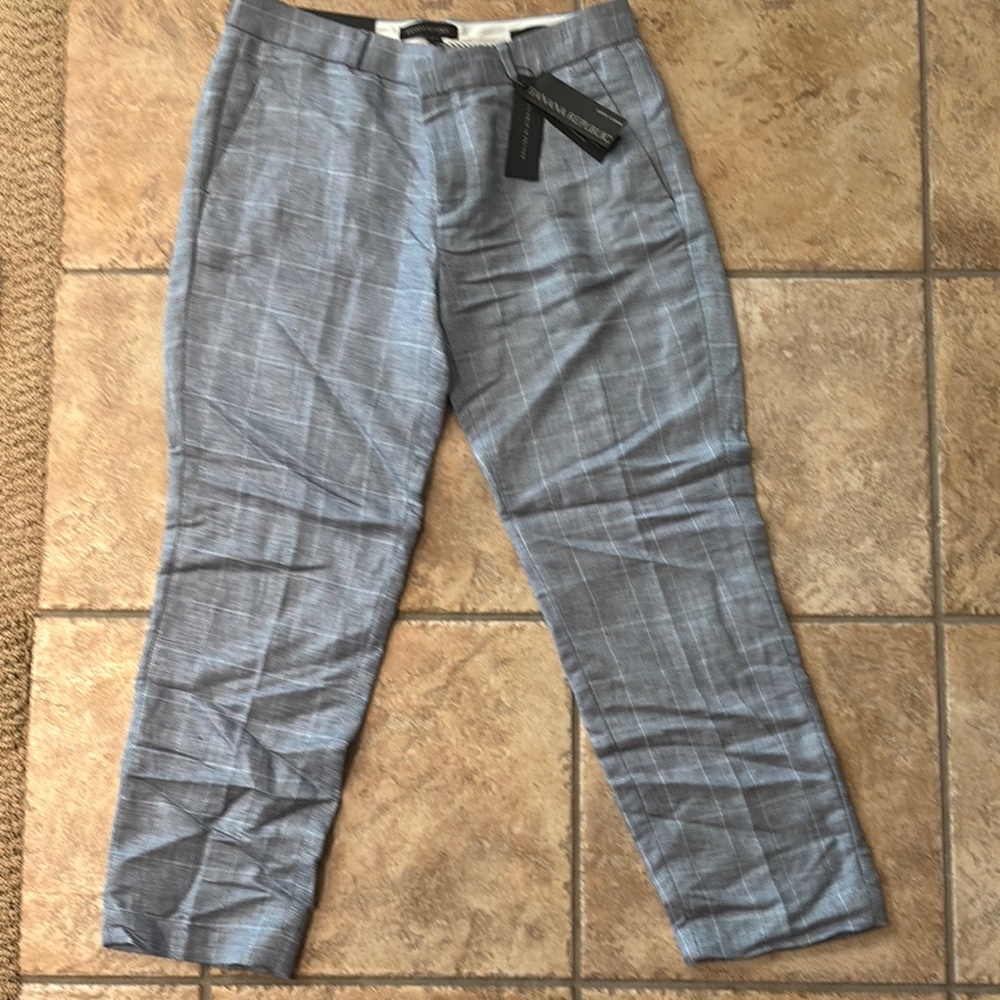 Banana Republic Gray Dress Pants Elegant Design